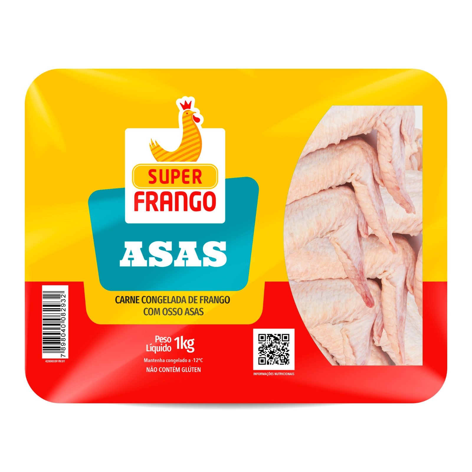 Asas de Bandeja Super Frango 1KL