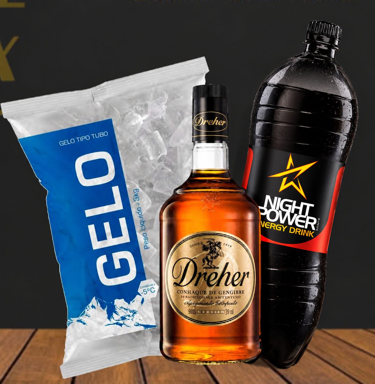 Kit Gelo, Dreher e o Energético