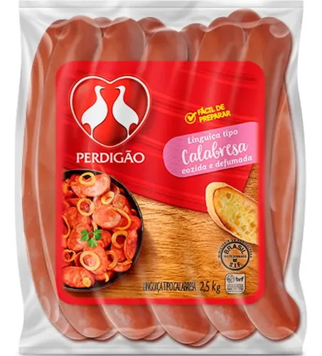 Linguiça Calabresa Perdigão 1KL
