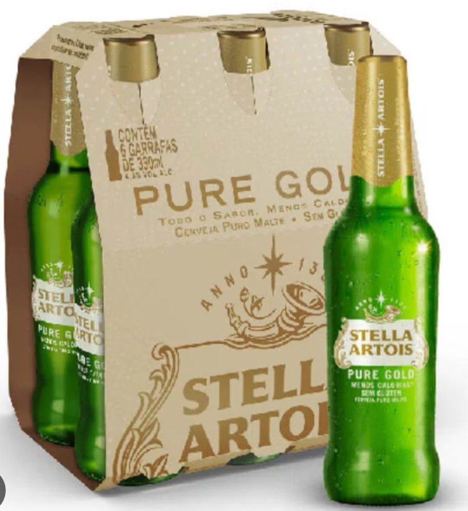Stella Artois Purê Gold 6 un