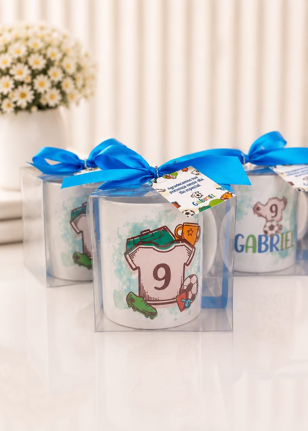 CANECA PORCELANA NA CAIXA DE ACETATO