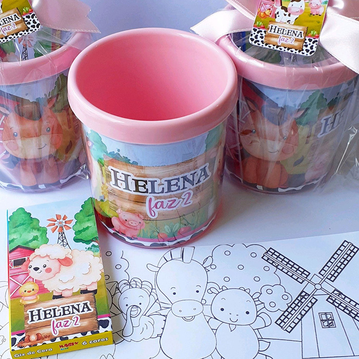 CANECA COM KIT COLORIR