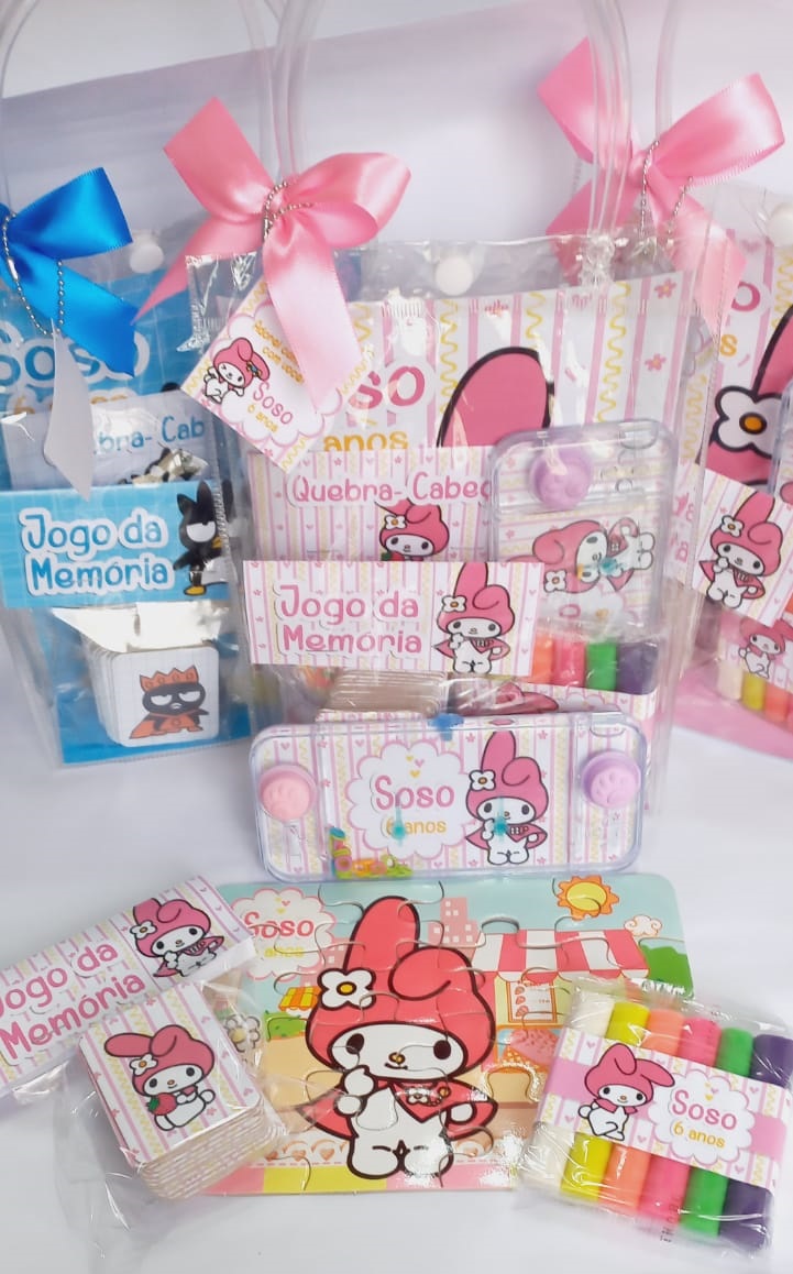 KIT DIVERSÃO NA SACOLINHA PVC