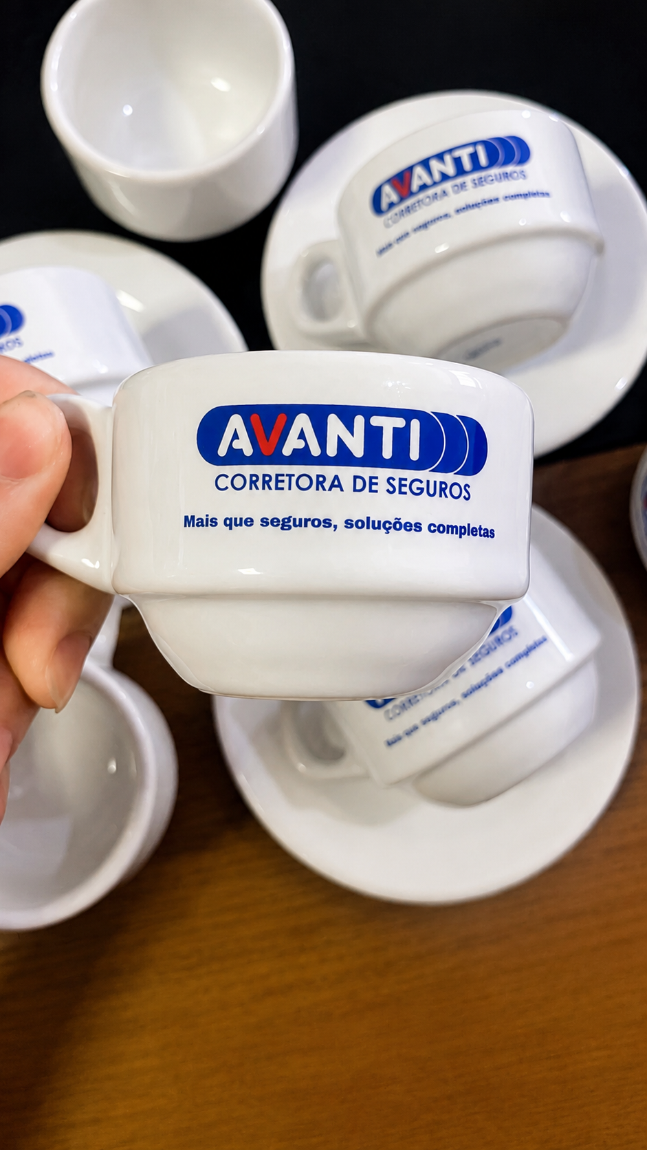 Xicara 75 ml com pires