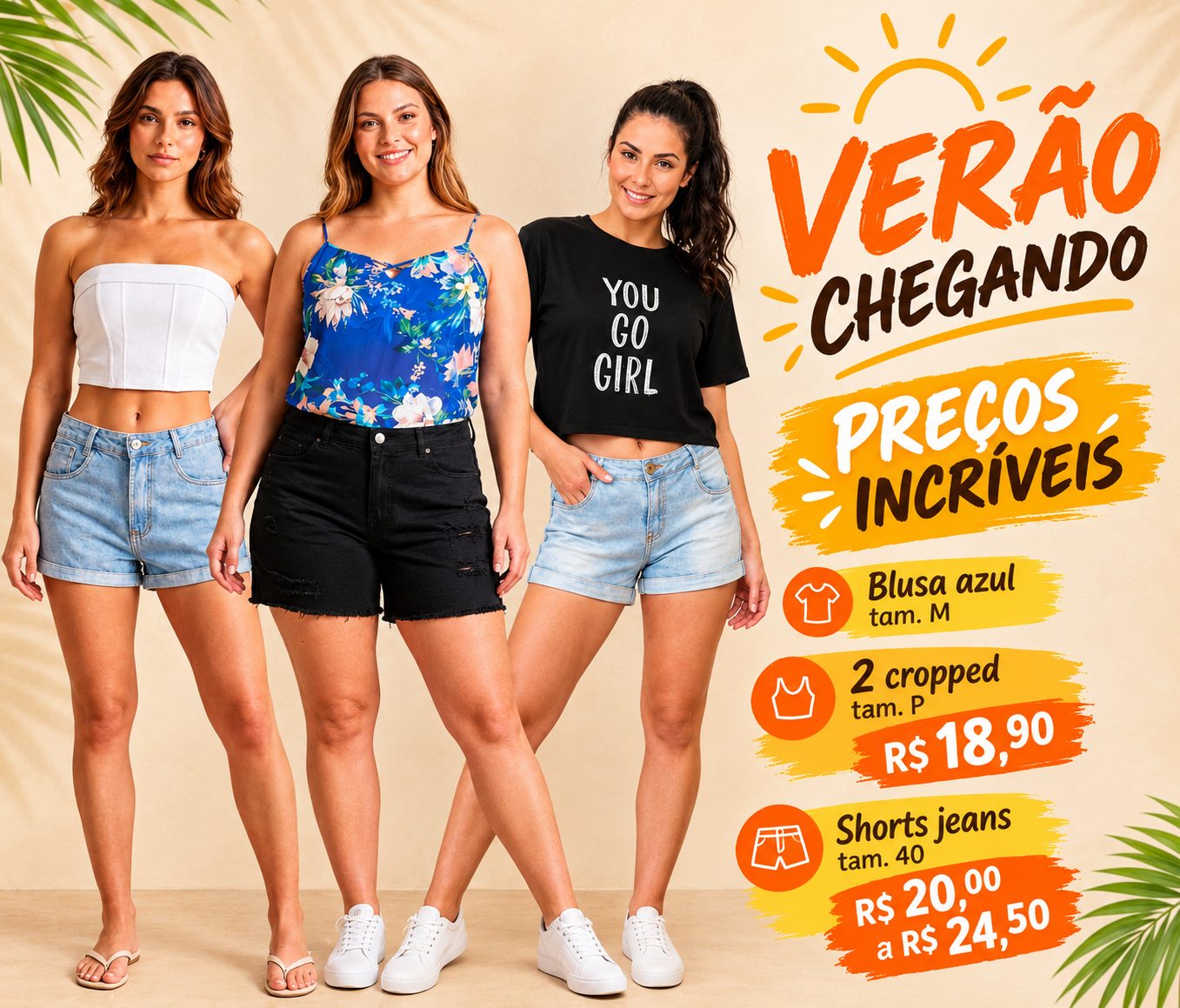 Blusa azul estampada de alcinha