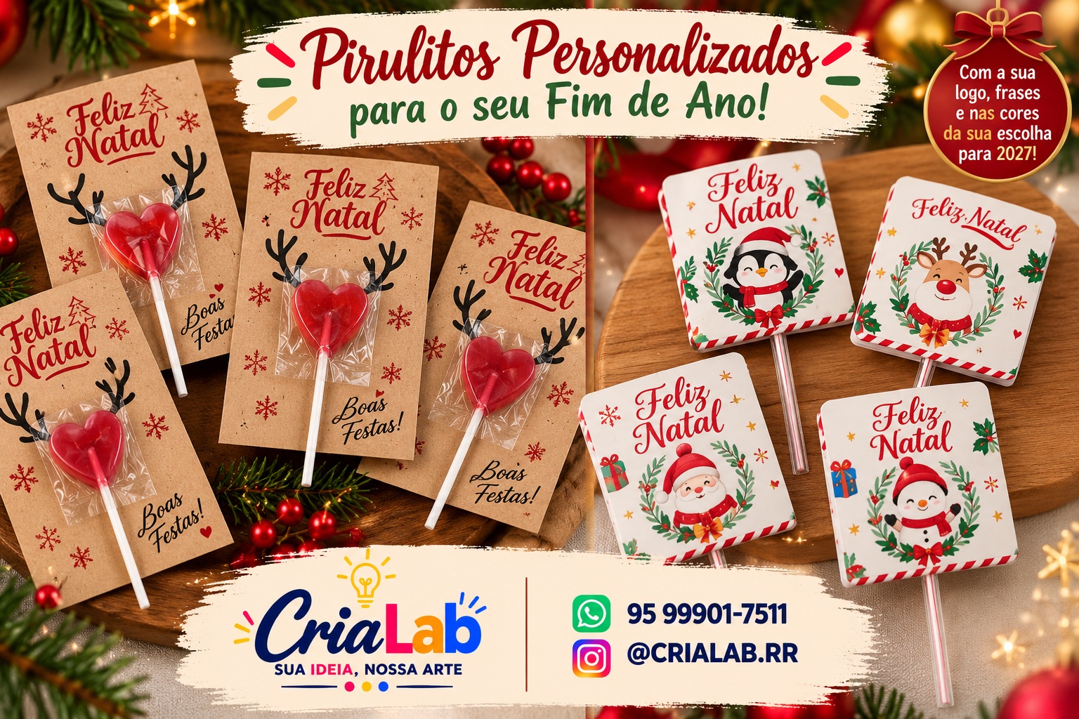 Pirulitos personalizados