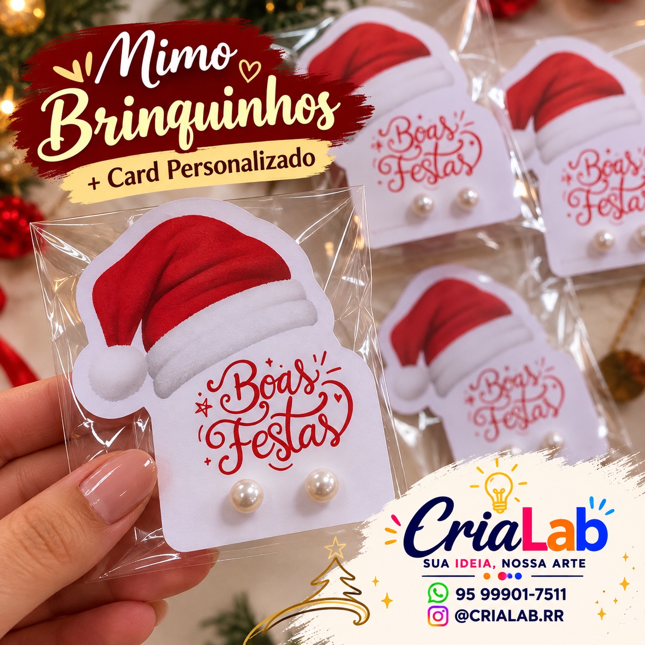 Brinquinhos+card personalizado